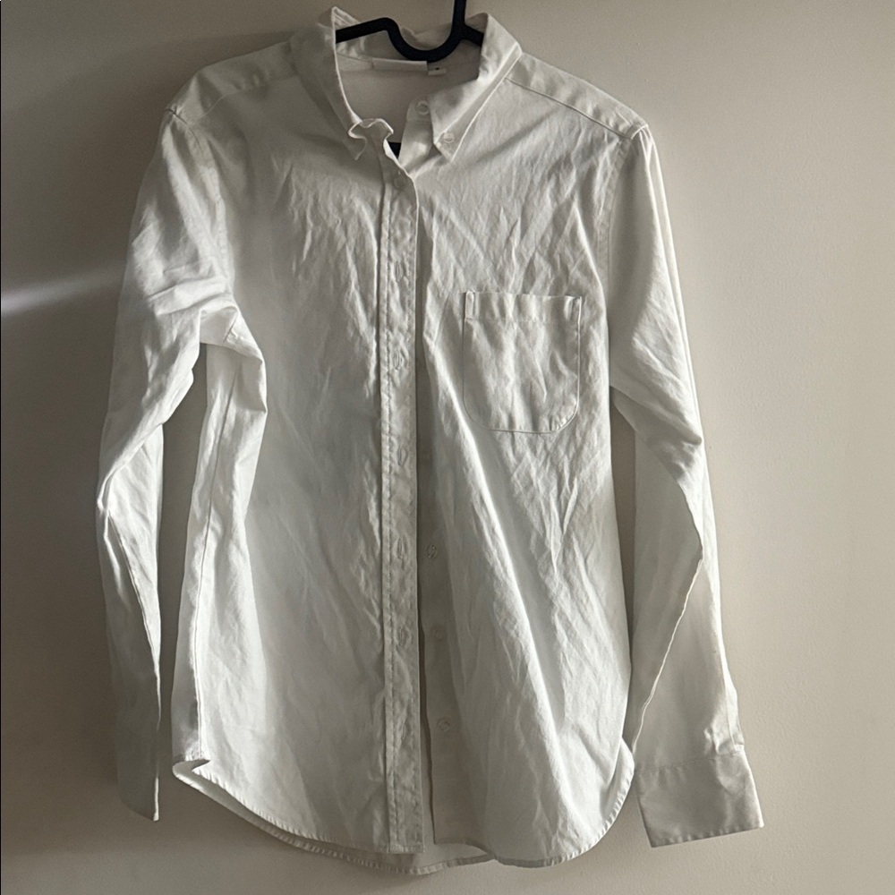 Classic White Button-Down Shirt for Women